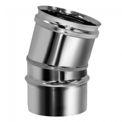 Отвод Вулкан 15 D120 без изоляции, зеркальный