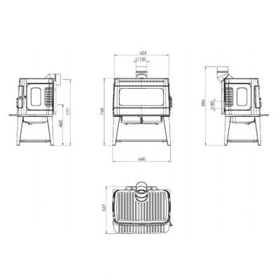 Печь Authentic 50 Печь Authentic 50