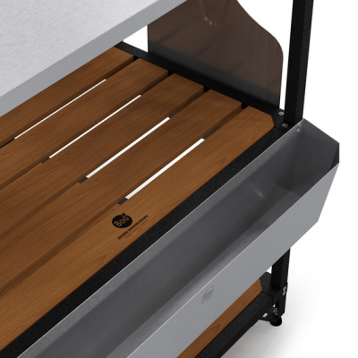 Стол-тележка EBS питмастер квадратный 800 Degrees Outdoor Kitchen Size 80х80 Стол-тележка EBS питмастер квадратный 800 Degrees Outdoor Kitchen Size 80х80