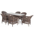 Обеденная группа 4SIS Амароне на 6 персоны Цвет: коричневый