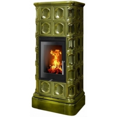 Печь-камин ABX KALEDONIE EXclusive L, средняя - вставка Orion (зеленый) Печь-камин ABX KALEDONIE EXclusive L, средняя - вставка Orion (зеленый)