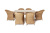 Обеденная группа 4SIS Эспрессо Цвет: соломенный