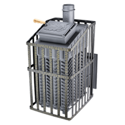 Печь для бани чугунная Гефест GFS-ЗК 45 Ураган (П) Печь для бани чугунная Гефест GFS-ЗК 45 Ураган (П)