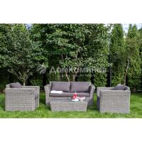 Комплект садовой мебели 4SIS Капучино Сингл (гиацинт) Цвет: графит