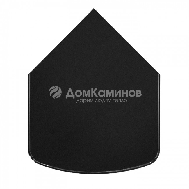 Предтопочный лист Вулкан VPL041-R9005, 1000х800, черный