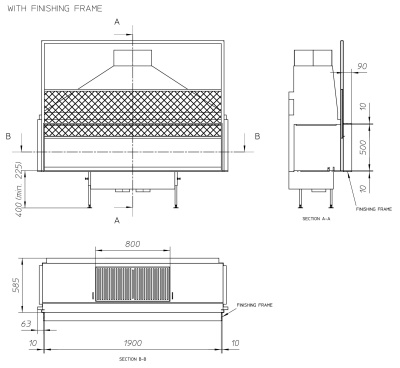 Топка Metalfire Universal MF 1900-50 W 1S