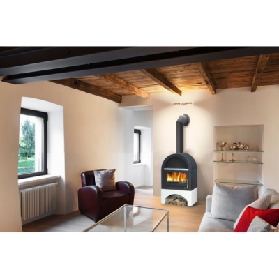 Печь-камин ABX Grunt, с теплообменником Печь-камин ABX Grunt, с теплообменником