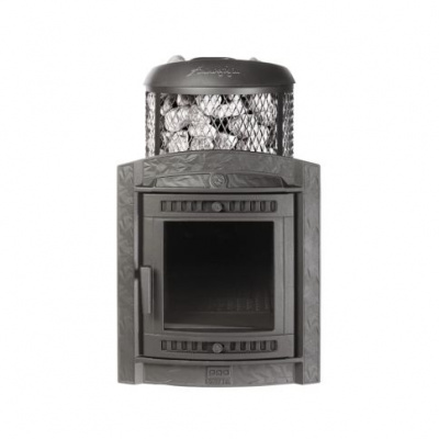 Банная печь Прометалл Атмосфера L комбинированная облицовка Окаменевшее дерево наборные ламели Банная печь Прометалл Атмосфера L комбинированная облицовка Окаменевшее дерево наборные ламели