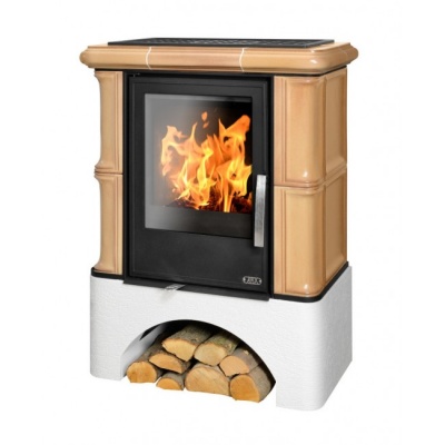 Печь-камин ABX BAVARIA KI, с допуском воздуха, с теплообменником (табак)