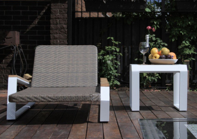 Шезлонг лежак Lite Teakman