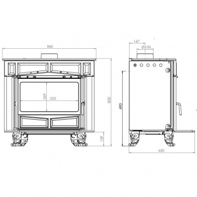 Печь Glas Franklin Печь Glas Franklin