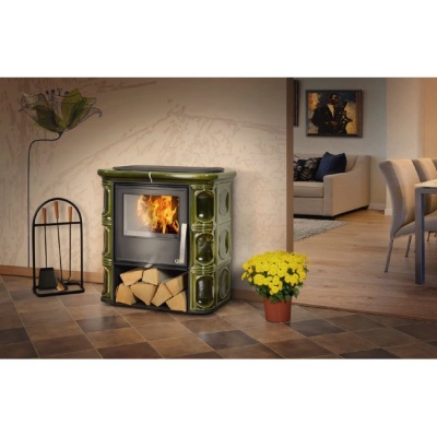 Печь-камин ABX Florencie (зеленый)