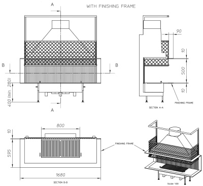 Топка Metalfire Universal MF 1500-50 W 3S
