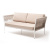 Диван 4SIS Касабланка 2-местный из роупа Цвет: белый, бежевый