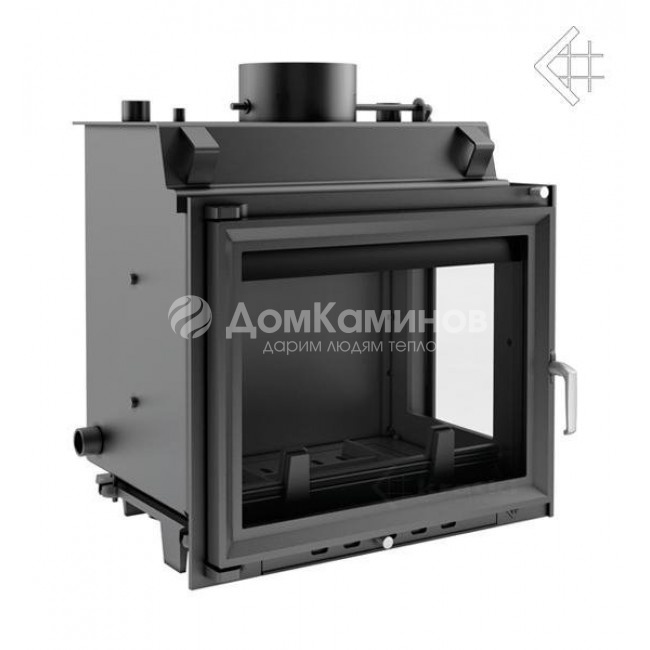 Каминная топка Kratki Maja PW BP 12 W Z (стекло справа, змеевик)