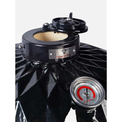 Гриль керамический Diamond Egg XL PRO Цвет: черный Гриль керамический Diamond Egg XL PRO Цвет: черный