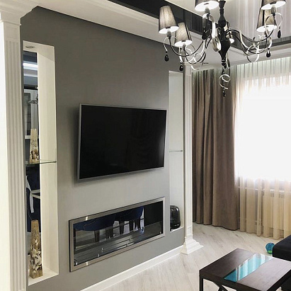 Биокамин Либерти 1300 с рамкой из нержавейки