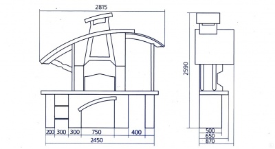 Печь барбекю ДОБРАЯ