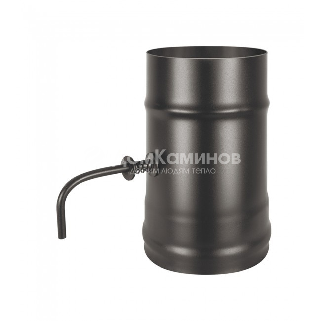 Шибер нерж. поворотный Везувий BLACK (AISI 430/0,8мм) d=150