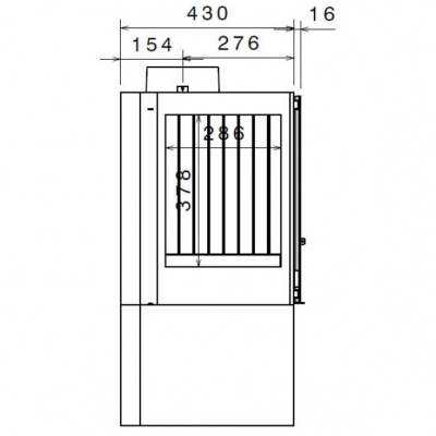 Отопительная печь Liseo Castiron LCI 7 GF Stove