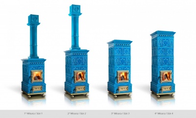 Изразцовая печь La Castellamonte AMABILE Изразцовая печь La Castellamonte AMABILE