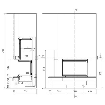 Каминная облицовка Supra Opus