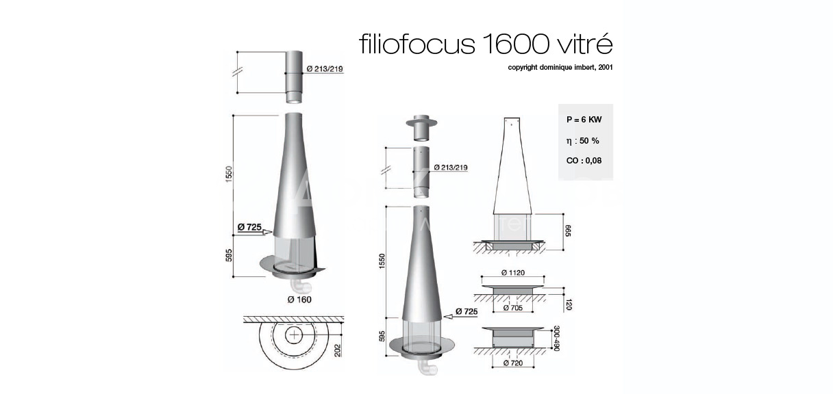 Камин FILIOFOCUS 1600