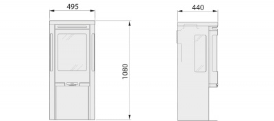 Contura 556G Style Верхняя панель из стекла Contura 556G Style Верхняя панель из стекла
