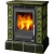Печь-камин ABX Helvetia KP, с кафельным цоколем, с теплообменником (зеленый) Печь-камин ABX Helvetia KP, с кафельным цоколем, с теплообменником (зеленый)