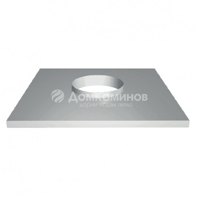 Фланец с изоляцией Вулкан 750х750 на трубу V100R D104/300, нерж 304