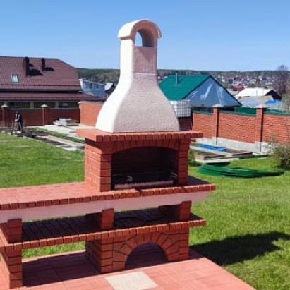 Модульное кирпичное барбекю Элегия