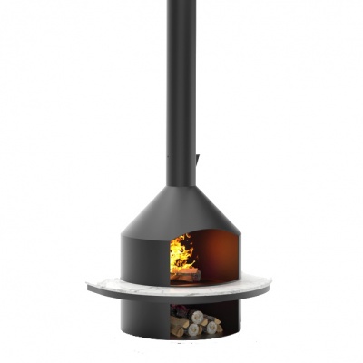 Стальной камин Fireline Oxi