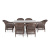Обеденная группа 4SIS Амароне на 6 персоны Цвет: коричневый