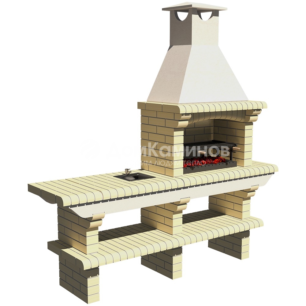 Кирпичное барбекю АРИСТОКРАТЪ 703
