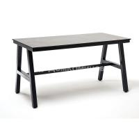 Барный стол 4SIS Рио 140 H75 Цвет: темно-серый, серый гранит