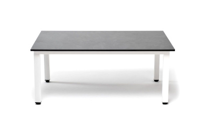 Журнальный столик 4SIS Канны из HPL 90х60х40 Цвет: Серый гранит, белый