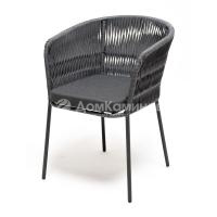 Стул 4SIS Бордо из роупа (колос) Цвет: темно-серый, серый