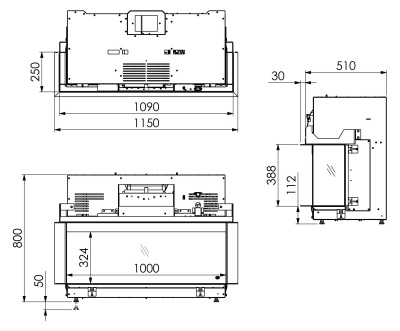 Электрокамин DRU Virtuo 100/3 Evolve