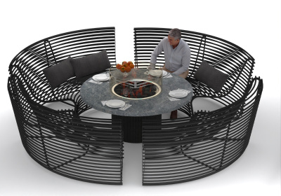 Лавка из аллюминия Лавка из аллюминия