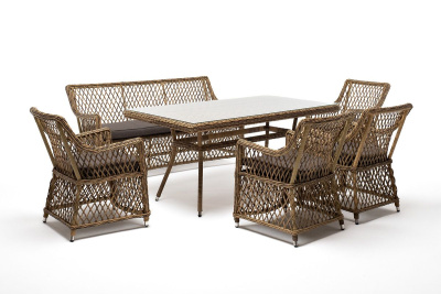 Обеденная группа 4SIS Катания на 6 персон Цвет: соломенный Обеденная группа 4SIS Катания на 6 персон Цвет: соломенный