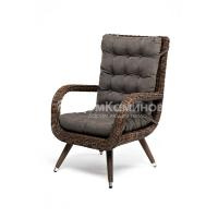 Кресло 4SIS Толедо с подушками Цвет: коричневый