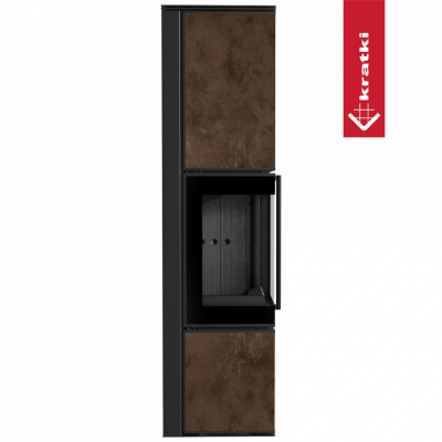 Печь Kratki Pro TORA/L 8 кВт OXIDE MORO