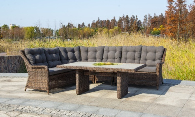 Угловой диван 4SIS Бергамо Цвет: коричневый Угловой диван 4SIS Бергамо Цвет: коричневый