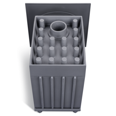 Печь для бани чугунная Гефест Гроза 24 (П)