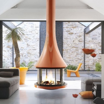 Центральный камин Bordelet Zelia 908 BRUT