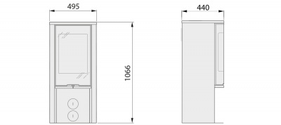 Contura 510G Style Стеклянная верхняя панель. Contura 510G Style Стеклянная верхняя панель.