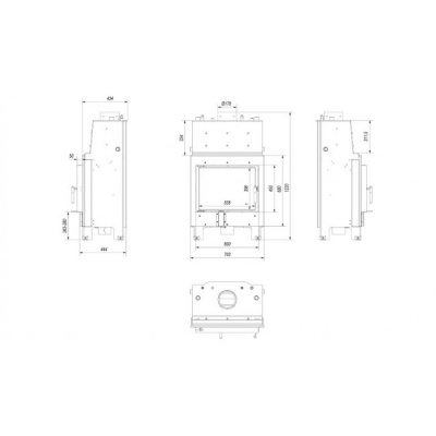 Каминная топка Kratki MBM PW 10 W Каминная топка Kratki MBM PW 10 W