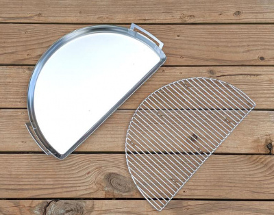 Поддон Drip 'N Griddle Deluxe для корзины Slow ''N Sear 57 см Поддон Drip 'N Griddle Deluxe для корзины Slow ''N Sear 57 см