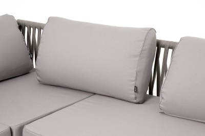 Диван 4SIS Касабланка модульный из роупа Цвет: бежевый, Neo Ash Диван 4SIS Касабланка модульный из роупа Цвет: бежевый, Neo Ash