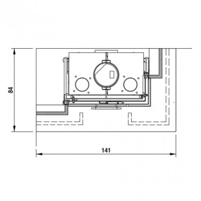 Каминная облицовка Palazzetti Montefeltro RH corner 78